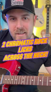 Master 2 growling chromatic rock licks across the neck!#guitar #rockguitar  #guitarlicks
