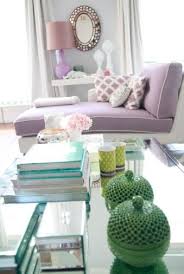 Lovely Living Space Purple Mint Green And Other Light And Airy Pastels Make This Living Room Beautiful Pale Hues Introduce Home Decor Decor Home Living Room