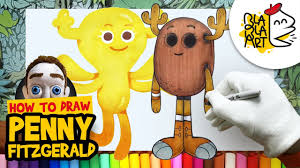 K, english, romance & friendship, gumball w., richard w., penny, words: How To Draw Penny Fitzgerald From The Amazing World Of Gumball Blabla Art Youtube