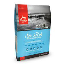 Orijen Grain Free Six Fish Premium High Protein Fresh Raw Animal Ingredients Dry Cat Food 12 Lbs Petco Dog Food Recipes Orijen Dog Food Dry Cat Food