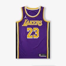 Lebron james authentic nike vs swingman los angeles lakers jersey comparison. Lebron James Los Angeles Lakers Statement Edition Swingman Jersey Pu Throwback