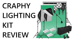 Craphy Continuous Video Lighting Kit With Backdrop Review Youtube