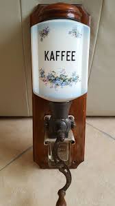 Kaffeemuhle Antik Wandkaffeemuhle Keramik Mit Punze Kaffee Kaffeemuhle Punze