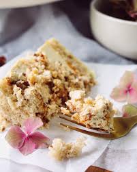 Cinnamon Caramelised White Chocolate Mousse Apricot And Salted Pretzel Crunch Cake Melies Kitchen Crunch Cake Cupcake Cakes Baking Recipes