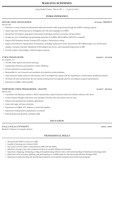 cobol programmer resume sample mintresume