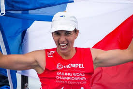 I am an olympic champion. Charline Picon Vice Championne Du Monde De Planche A Voile De Retour En Charente Maritime