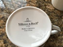 Wir werden im arbeitsalltag häufig gefragt, wo denn der unterschied zwischen chinaware und unseren magneten liegt und ob der höhere preis des deutschen produktes wirklich gerechtfertigt sei. Villeroy Boch Fine China Made In Germany 1748 Cellini