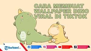 Gambar dinosaurus warna kuning untuk. Cara Membuat Wallpaper Dino Couple Viral Di Tiktok Ini Link Twibbon Dino Hijau Dan Dino Kuning Halaman All Tribun Sumsel