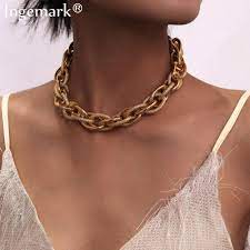 High Quality Punk Lock Choker Pendant For Thick Chain Necklace Thick Chain Necklace Chunky Choker Necklace Chunky Gold Chain