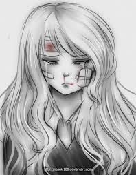 Rolling Girl Rolling Girl Dark Drawings Art