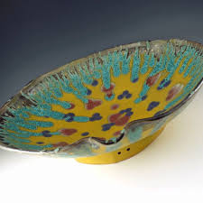 Pottery Centerpiece Bowl Large Decorative Bowl Ceramic Large Decorative Bowl Decorative Bowls Handcrafted Bowls