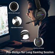Usb Pro Gaming Headset For Pc 7 1 Surround Sound Headphones With Noise Cancelling Mic Memory Surround Sound Headphones Ps4 Headset Pro Gaming Headset
