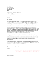 I am submitting this letter to show my interest in the position of admissions director being advertised by more than (***) years of experience screening student applications for potential applicants, setting. Cover Letter For Applying To University Examples July 2021