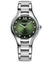 Noemia Ladies Quartz Green Dial Diamonds Watch, 32mm - Store US ...