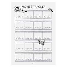 movie tracker for journal or planner to be up to date with movies you watch or want to watch include movie tracker bullet journal print bullet journal writing