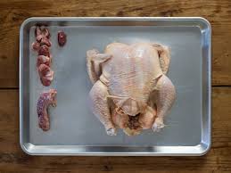 Let the chicken cool a few minutes and cut up as you would normally.you are looking for an internal temp of 165 or better!! Why I Only Buy Whole Chickens And You Can Too