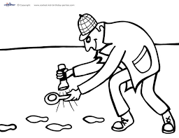 Spy for kids coloring pages are a fun way for kids of all ages to develop creativity, focus, motor skills and color recognition. Detective Coloring Pages Coloring Home