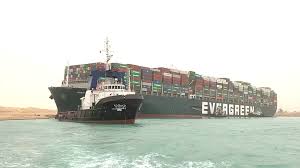 The large container ship apparently hit ground while. Wx0jy7qpis36vm