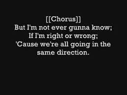 Same Direction Hoobastank Lyrics Lyrics Songs Hoobastank