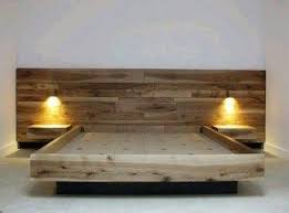 Amazing 63 Stunning Diy Floating Shelves Ideas Http Toparchitecture Net 2017 10 25 63 Stunning Diy Floatin Wooden Bed Design Floating Bed Frame Diy Bed Frame