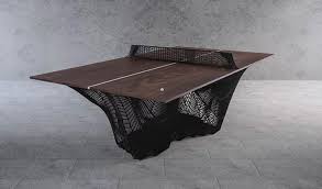 The circular design is not only. A 3d Printed Ping Pong Table Made Of Steel 3dnatives