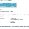 In the employment contract, a monthly salary of 45,000 rubles is prescribed. 1