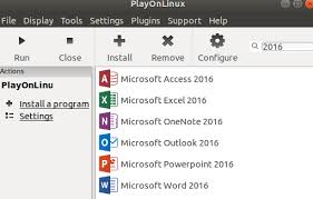 A window will appear that will walk you through the installation process. Wine How Do I Install Ms Office 2016 On Playonlinux Ask Ubuntu