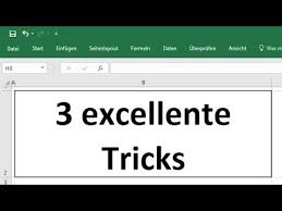 Um ihre tabelle zu drucken, klicken sie auf datei drucken oder drucken. Excel 2016 3 Excellente Tricks Zeilenumbruche Einfugen Und Loschen Grosse Tabellen Markieren Youtube