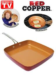 Red Copper Pans At Http Www Feelgoodstore Com Red Copper Pan Copper Pans Ceramic Cookware