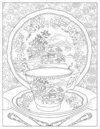 Printable tea party coloring pages are a fun way for kids of all ages to develop creativity, focus, motor skills and color recognition. Creative Haven Teatime Coloring Book Adult Coloring Creative Haven Coloring Book Marty Noble Amazon De Bucher