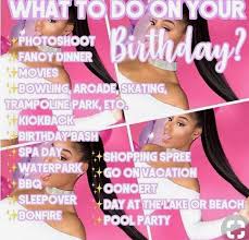 Fun Things To Do On Your 14th Birthday Pin By Natyyyy On Self Care 17th Birthday Ideas Birthday Goals Birthday Photoshoot