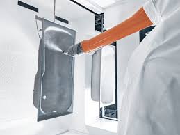 If not, a simple test can help you to determine whether your tub is made of enamel or porcelain: Robots Help Swiss Manufacturer To Speed Up Production Of High Quality Bespoke Baths Abb