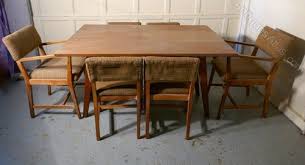25% off retro table chair set mid century vintage kitchen apartment size. Antiques Atlas 1950s Limed Oak Extending Dining Table Set Of 6 Chairs