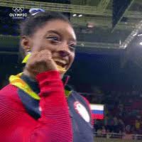 Share a gif and browse these related gif searches. Simone Biles Nails Risky Vault Move While Training