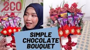 Buat kalian coklat lover yang lagi nyari resep coklat paling simple bisa cobain nih resep coklat modal 2 bahan oleh @umi_babyraj. Cara Buat Bouquet Coklat Simple Dalam Kotak Cute766