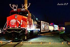 Justin Pedersen On Instagram Merry Christmas Everyone The Cn Santa Train Rests At Homewood For A Meet And Greet With San Train House In The Woods Toy Train