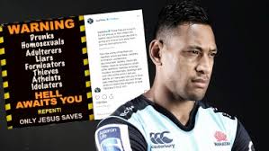 Israel folau has been forced to respond to an awkward issue with his potential new club's team song. Israel Folau Launches Fresh Attack On Gay And Transgender People During Kenthurst Church Sermon