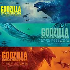 King of the monsters has some amazing sound editing, editing, and score with great visual effects but lacks a good script or compelling characters. Three New Banners For Godzilla King Of The Monsters 2019 Dir Michael Dougherty Godzilla Monster Godzilla Vs