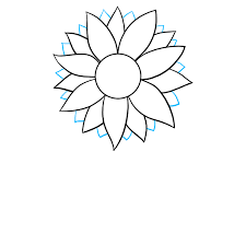 How To Draw A Sunflower Really Easy Drawing Tutorial First you can draw a circle or oval shape if it helps. how to draw a sunflower really easy
