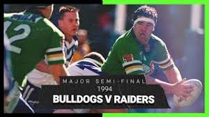 Bulldogs vs raiders nrl magic round live scores: Bulldogs V Raiders Major Semi Final 1994 Full Match Replay Nrl Youtube