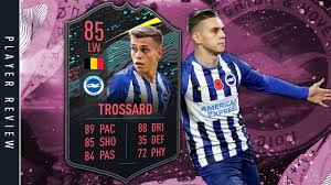 Trossard играет с 2019 в брайтон энд хоув альбион (бха). Fifa 20 League Player Trossard Review 85 Premier League Milestone Trossard Player Review Fifa 20 Youtube