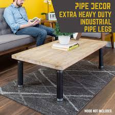 4.5 out of 5 stars 121. Buy Pipe Decor 2 In X 12 In Round Flange Table Legs 2 Pack Industrial Steel Grey Fittings And Authentic Steel Plumbing Pipe Diy Coffee Table Leg Kit With Hardware Online In Turkey B08tyyzrhp