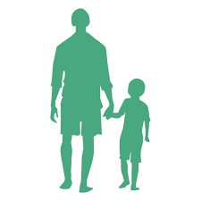 Download Father And Son Walking Silhouette Transparent Png Svg Vector File