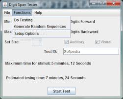 Download Digit Span Tester 2 1 3