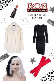 Black And White Fur Coat Cruella Deville Easy Last Minute Halloween Costumes You Can Make At Home Lookin In 2020 Halloween Costumes You Can Make Black Dress Halloween Costume Last Minute Halloween Costumes