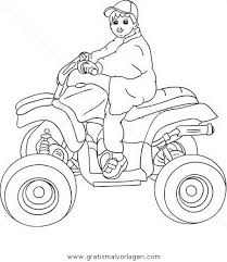 Quoad Quad 01 Gratis Malvorlage In Motorrad Transportmittel Ausmalen