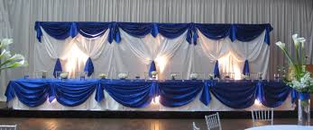 Be Inspired Head Table Decor Ideas Project Wedding Blue Wedding Decorations Head Table Wedding Royal Blue Wedding Decorations