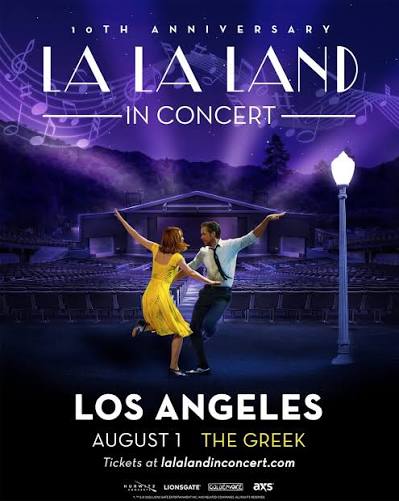 La La Land turns 10 this year, and we're coming home to celebrate! On  August 1st, The Greek hosts a swoon-worthy live concert experience! See the  movie alongside a full orchestra and