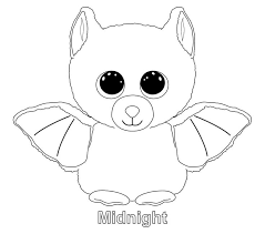 Here is a free coloring page of beanie boo. Halloween Beanie Boo Coloring Pages
