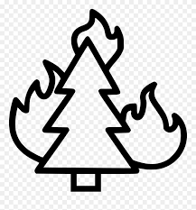 Free Clipart Of Fire Burning In Forest Vector Black Forest Fire Drawing Easy Png Download 5574031 Pinclipart